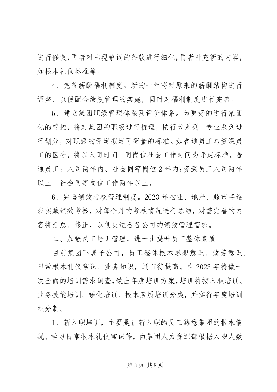 2023年集团人力资源工作计划.docx_第3页