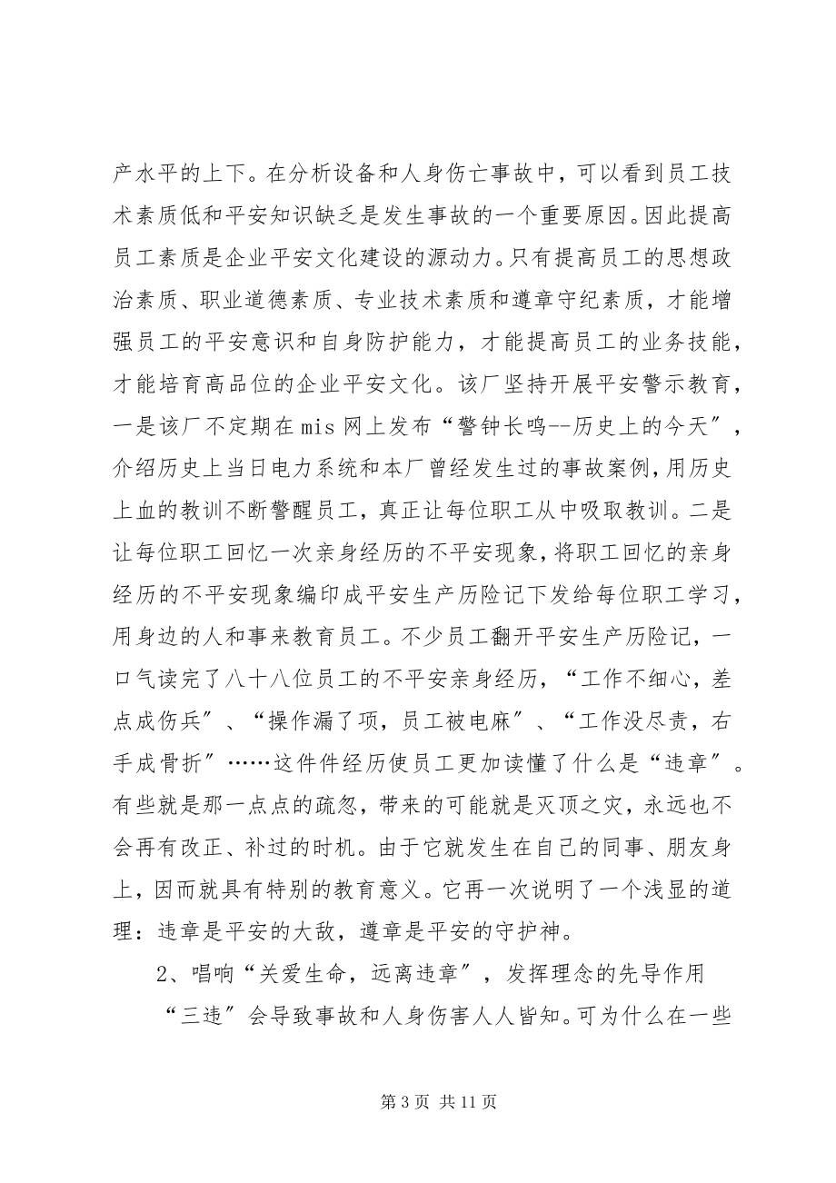 2023年发电企业创新安全文化建设的途径和方法.docx_第3页