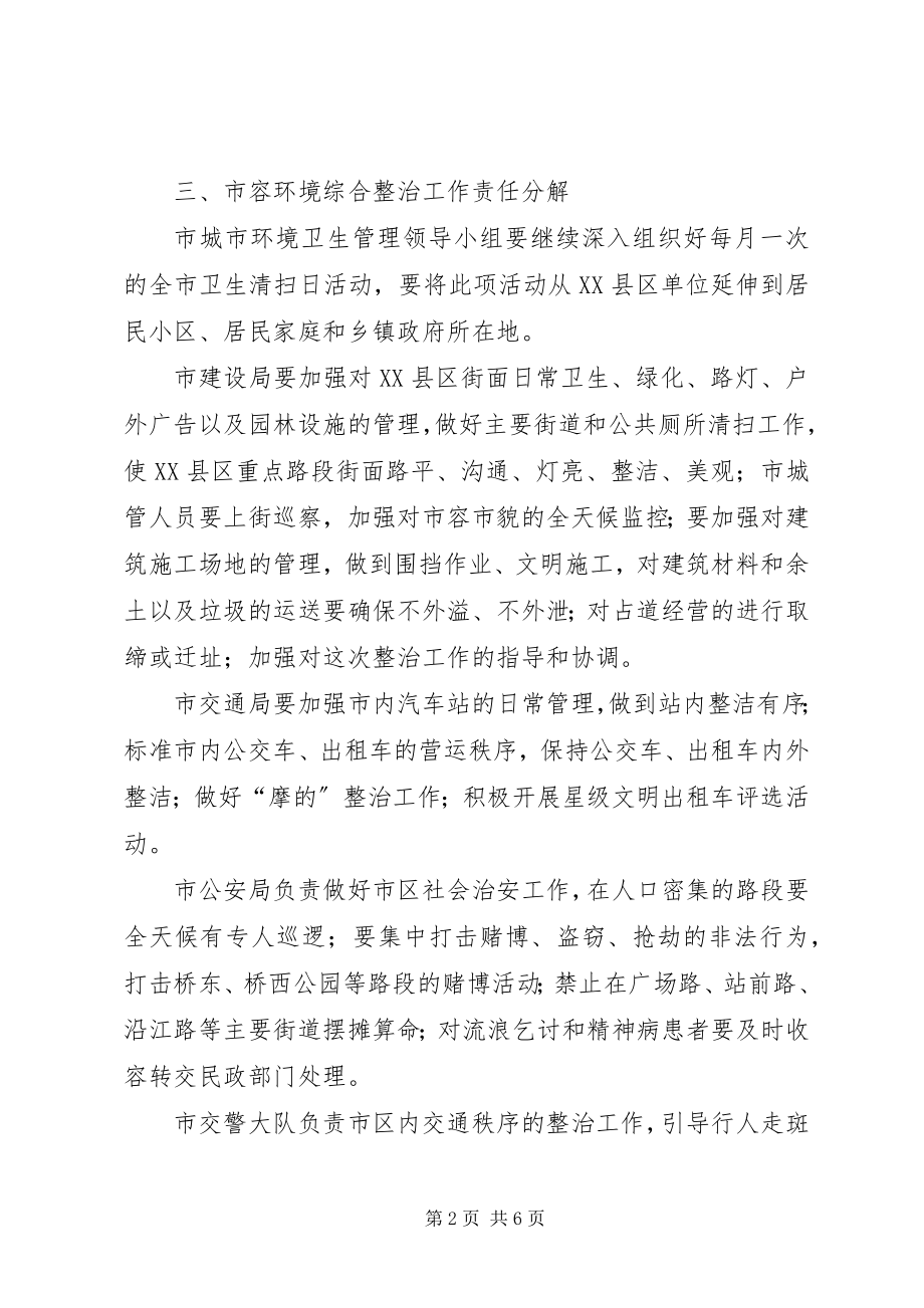 2023年市集中开展市容环境综合整治活动方案.docx_第2页