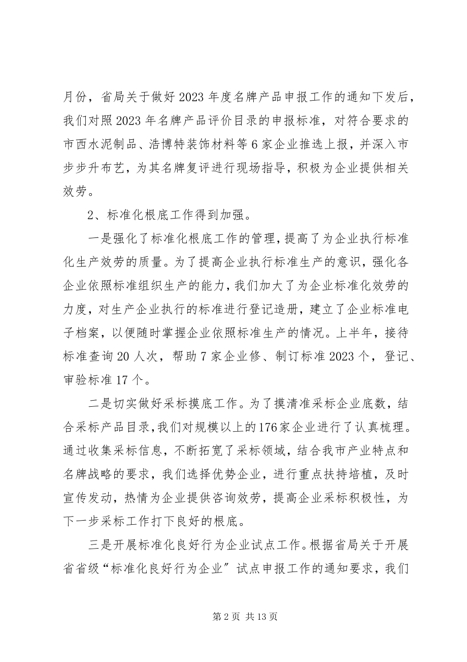 2023年质监局上半年总结及下半年计划.docx_第2页