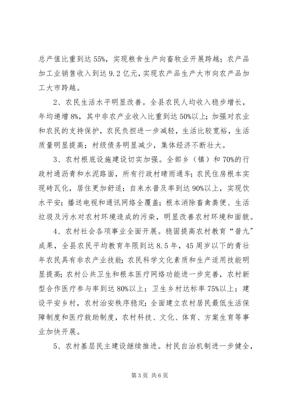 2023年XX县推进社会主义新农村建设规划新编.docx_第3页