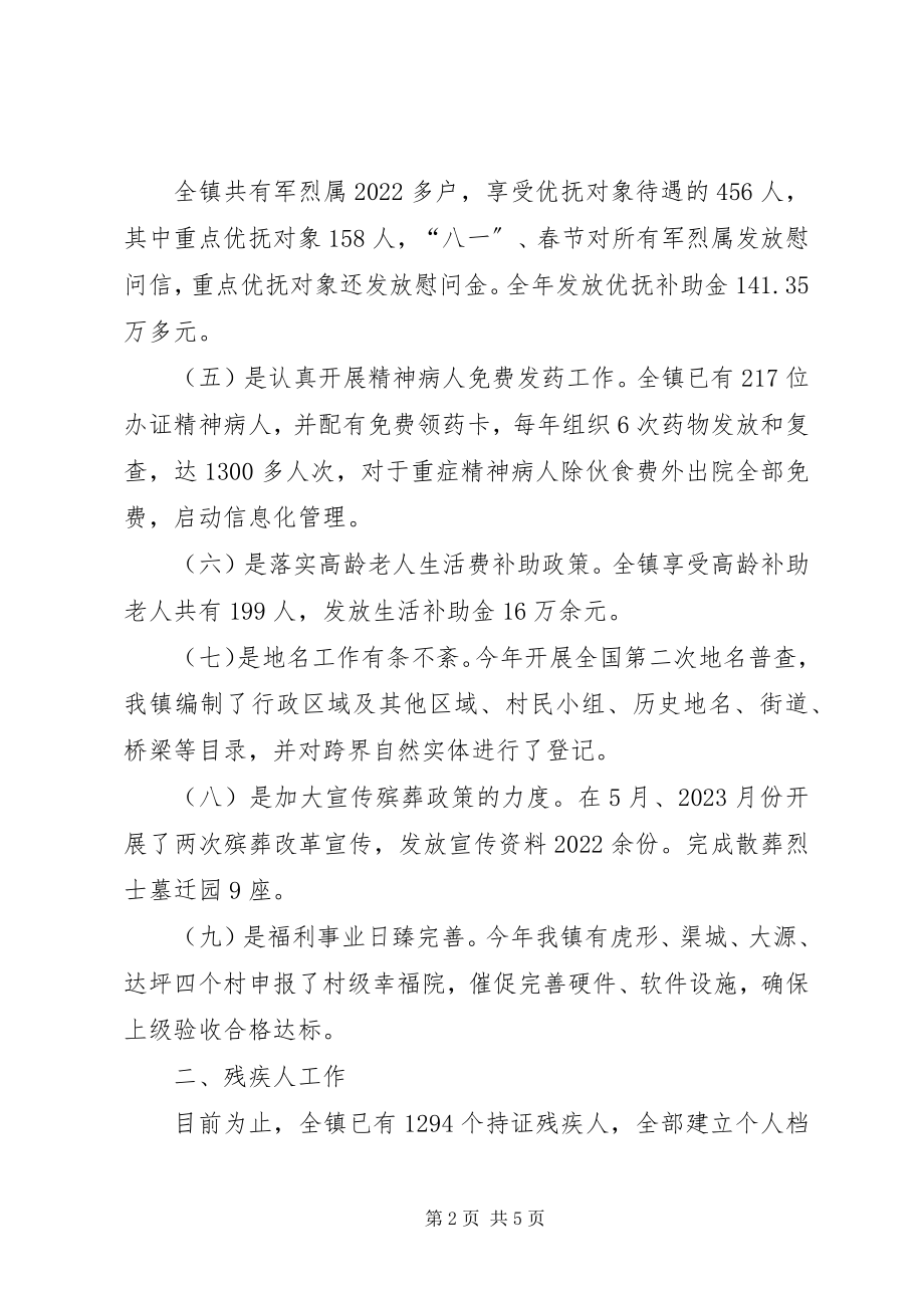 2023年社会事业发展中心工作总结.docx_第2页