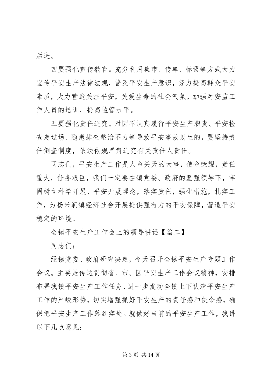 2023年全镇安全生产工作会上的领导致辞.docx_第3页