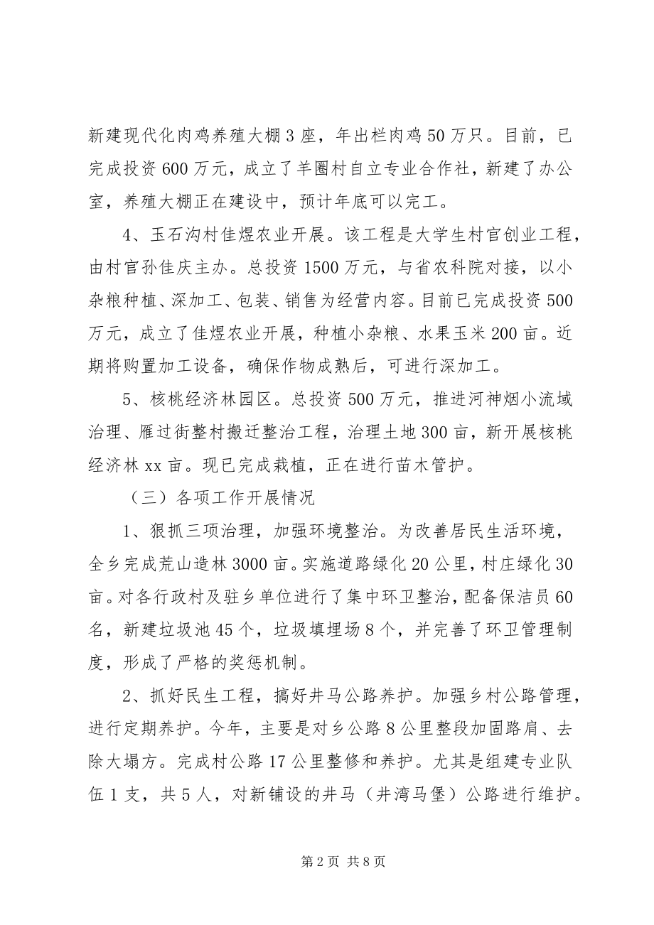 2023年乡半年工作总结及下半年工作计划2.docx_第2页