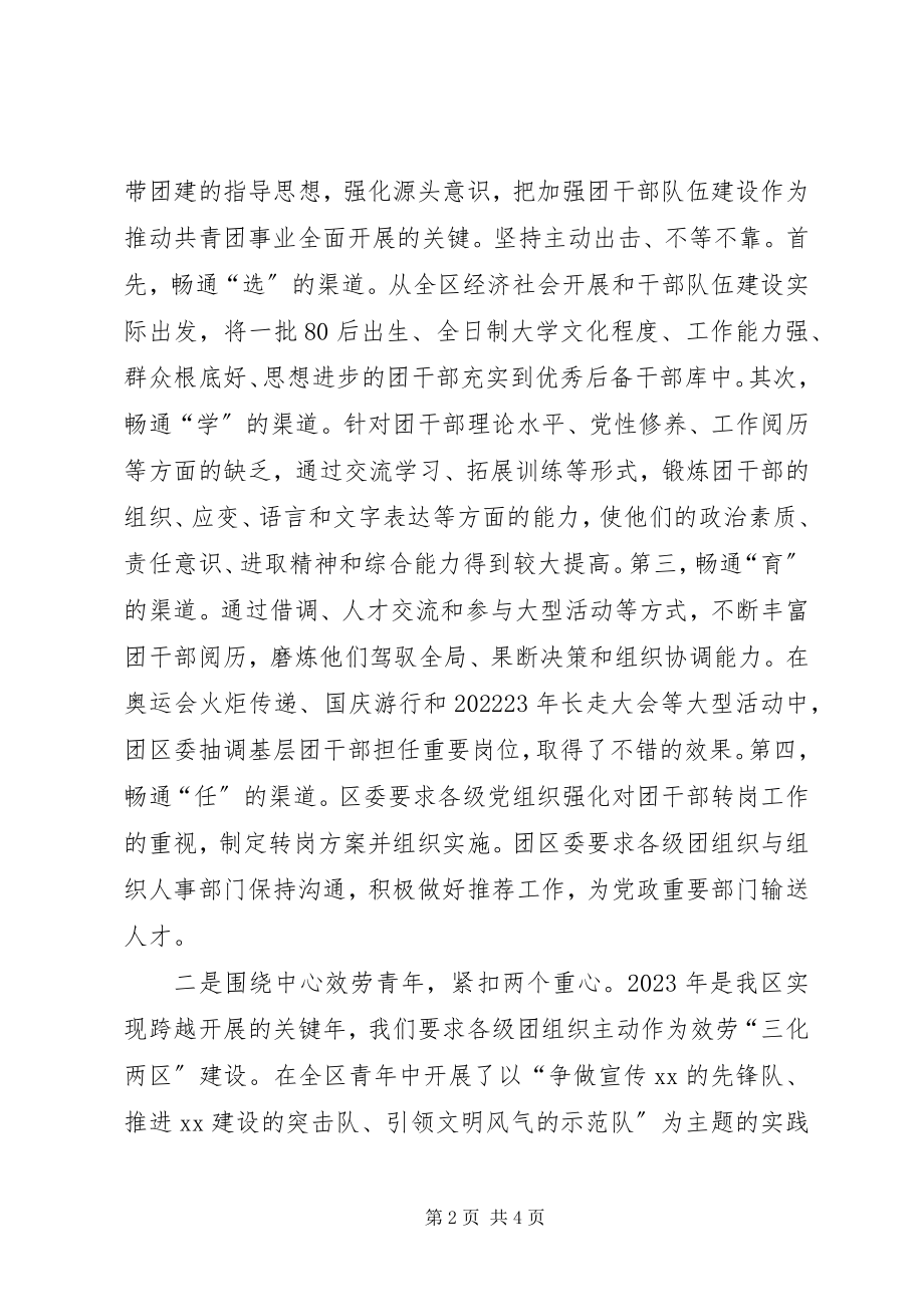 2023年团委书记座谈会交流材料.docx_第2页