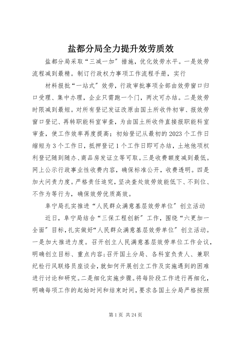 2023年盐都分局全力提升服务质效.docx_第1页