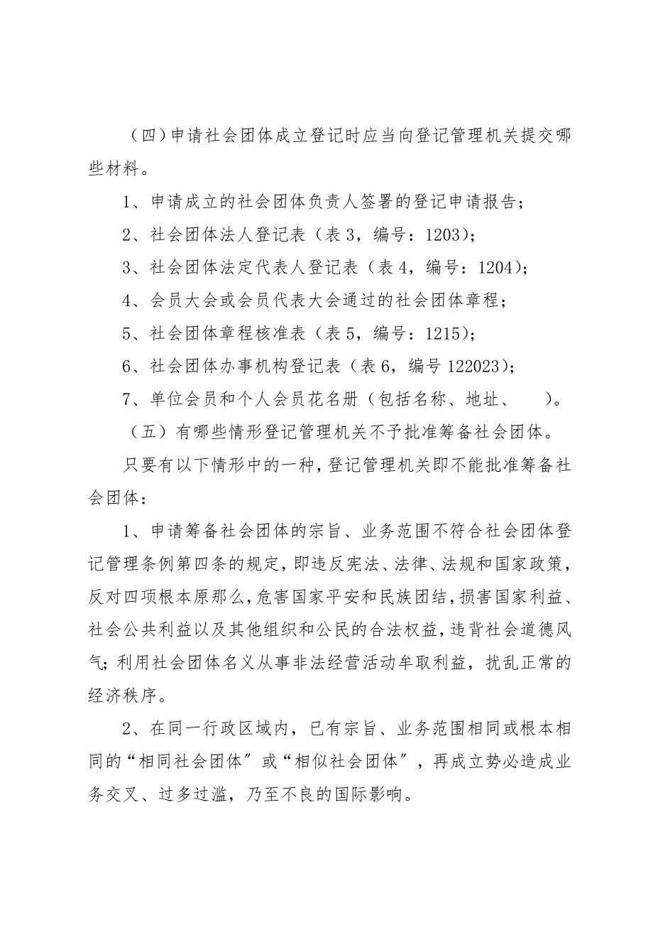 2023年成立社会团体和民办非企业单位的条件新编.docx_第3页