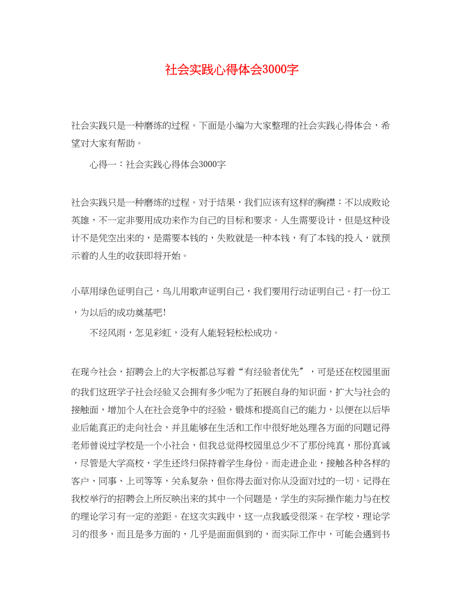 2023年社会实践心得体会3000字2.docx_第1页