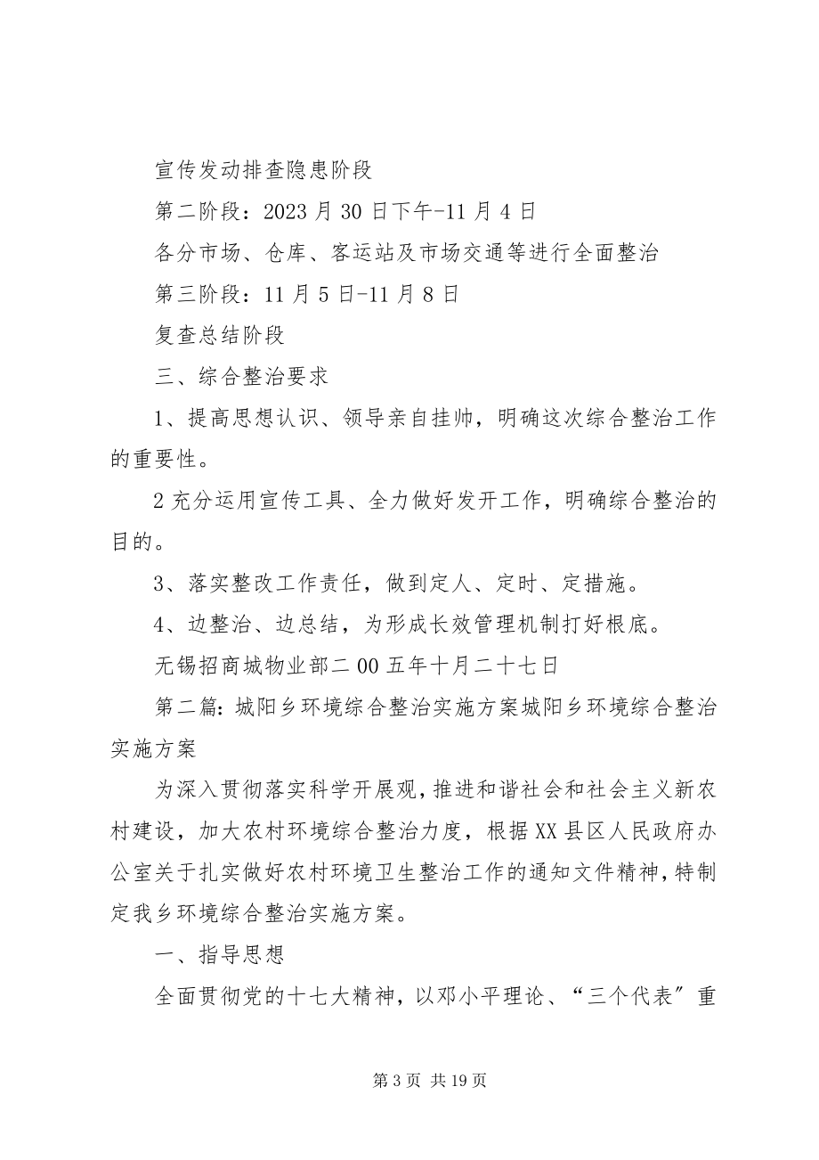 2023年招商城安全工作综合整治实施计划.docx_第3页