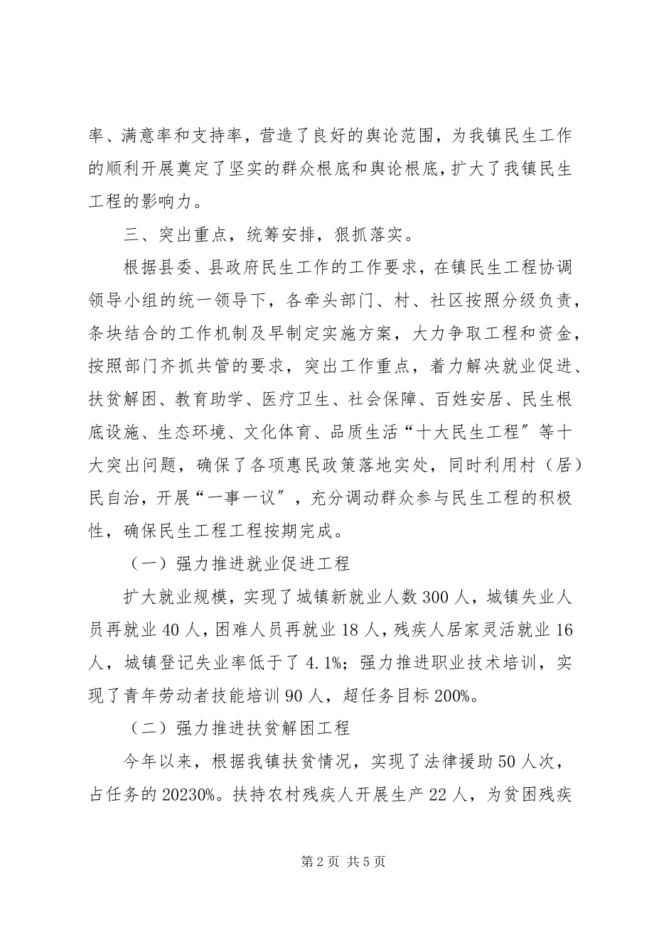 2023年乡镇年度民生工程工作总结.docx_第2页