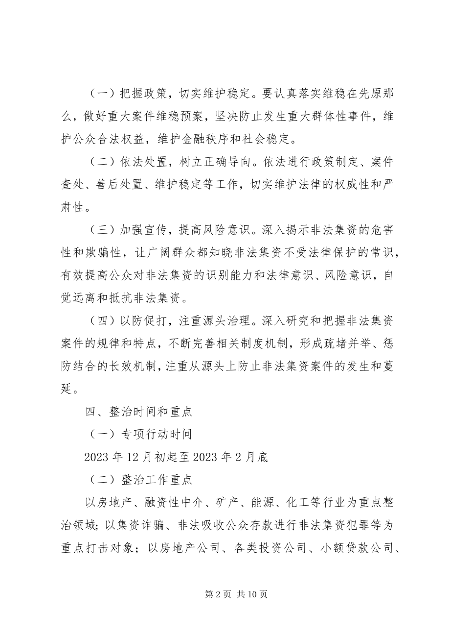 2023年全县非法集资专治实施方案.docx_第2页