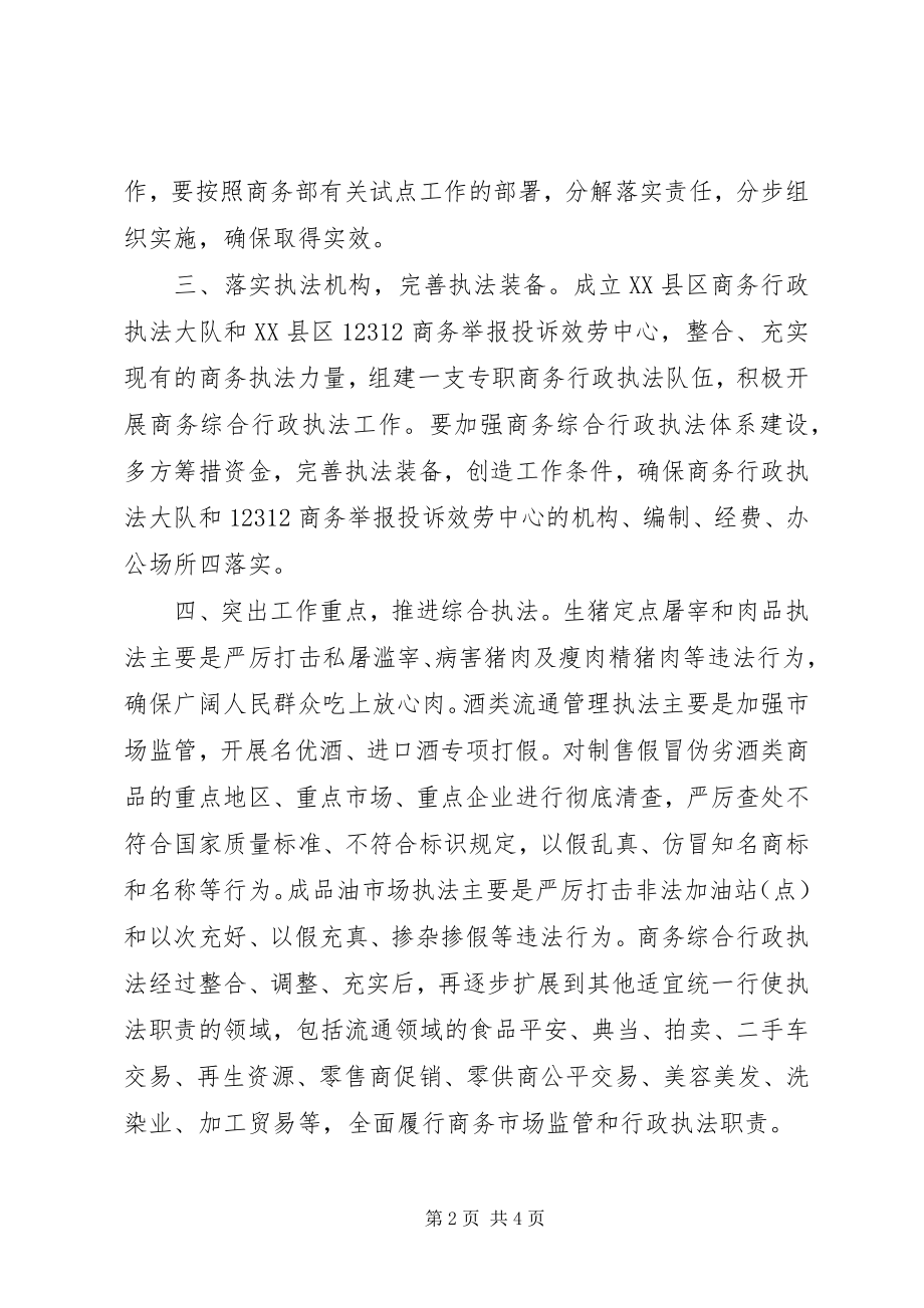 2023年商务综合行政执法工作计划.docx_第2页