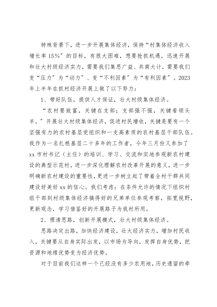 2023年村两委上半年工作总结汇报新编.docx_第2页