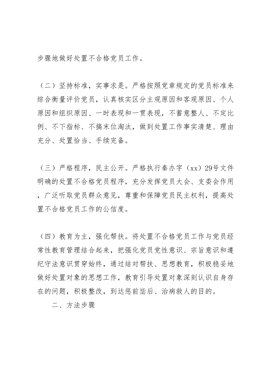 2023年关于做好处置不合格党员工作的实施方案新编.doc_第2页