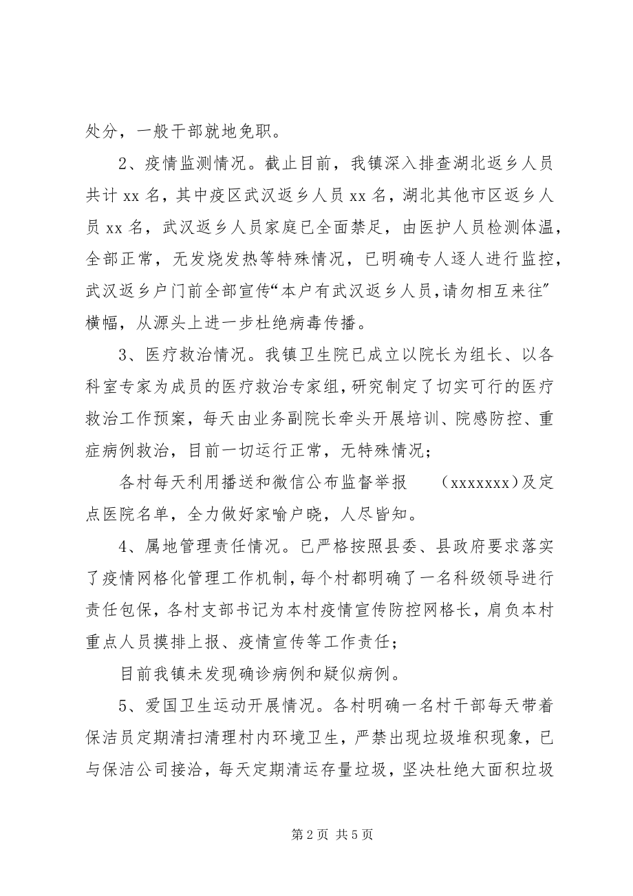 2023年乡镇新型冠状病毒感染的肺炎疫情防控工作情况汇报.docx_第2页