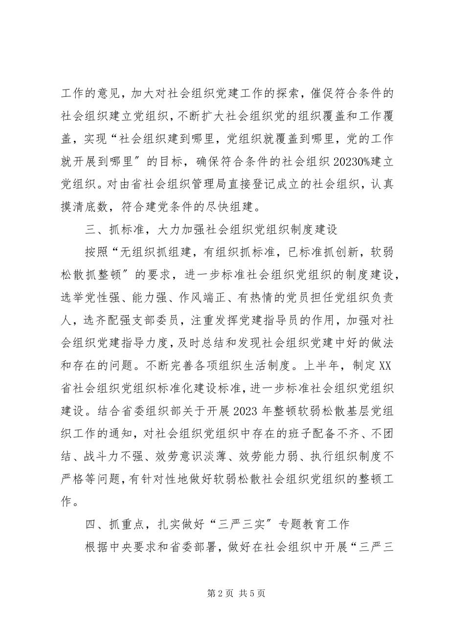 2023年社会组织年度党建工作要点.docx_第2页