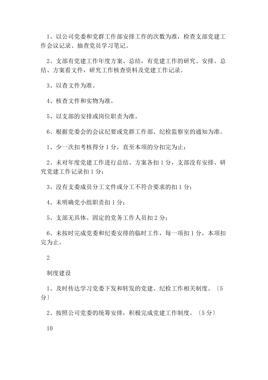 2023年印发党建工作目标及考核细则通知.docx_第2页