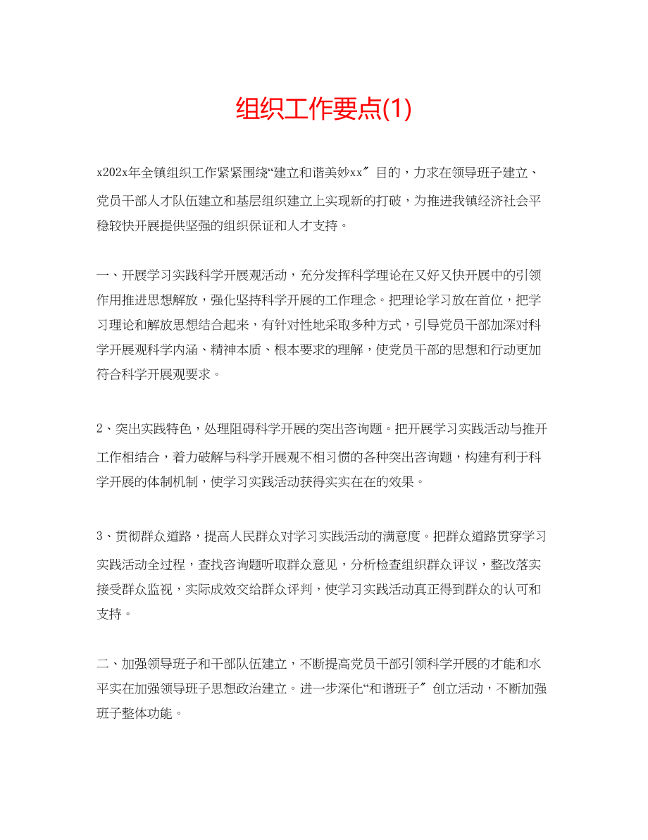 2023年组织工作要点1.docx_第1页