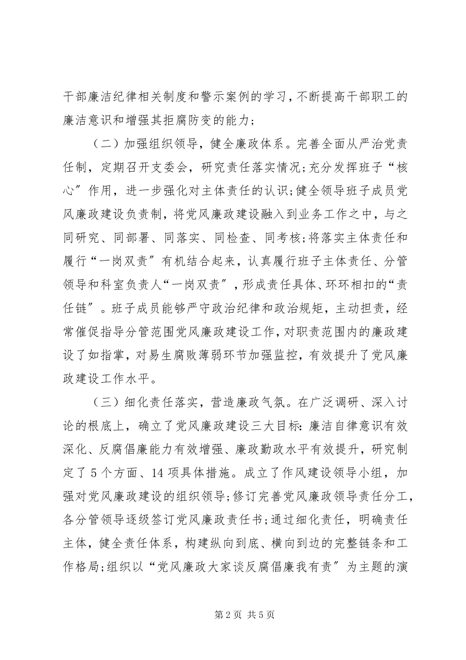 2023年党风廉政建设工作总结和工作计划.docx_第2页