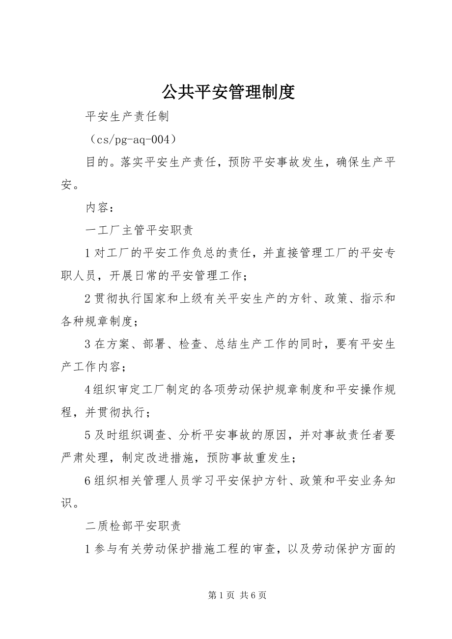 2023年公共安全管理制度.docx_第1页