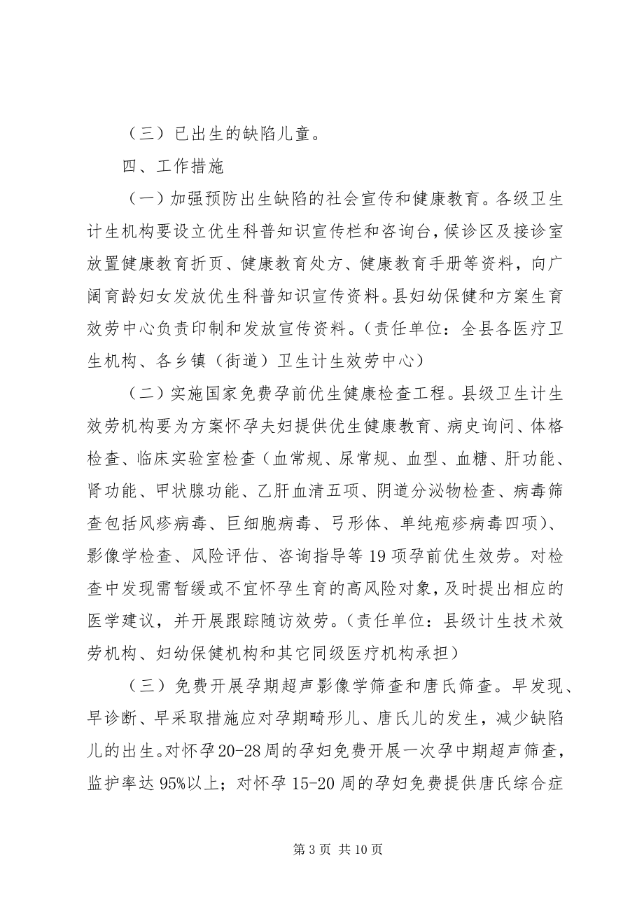 2023年县出生缺陷防治工作计划.docx_第3页