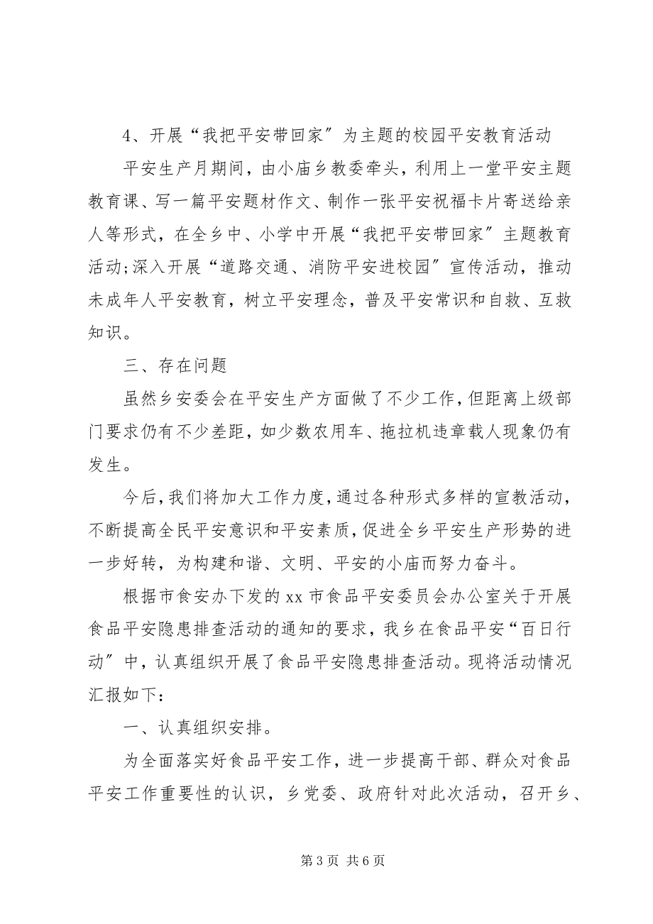 2023年乡镇政府开展安全生产月活动的工作总结.docx_第3页