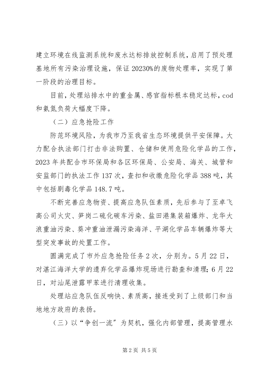 2023年环保副局长在处理站终总结大会上的致辞.docx_第2页