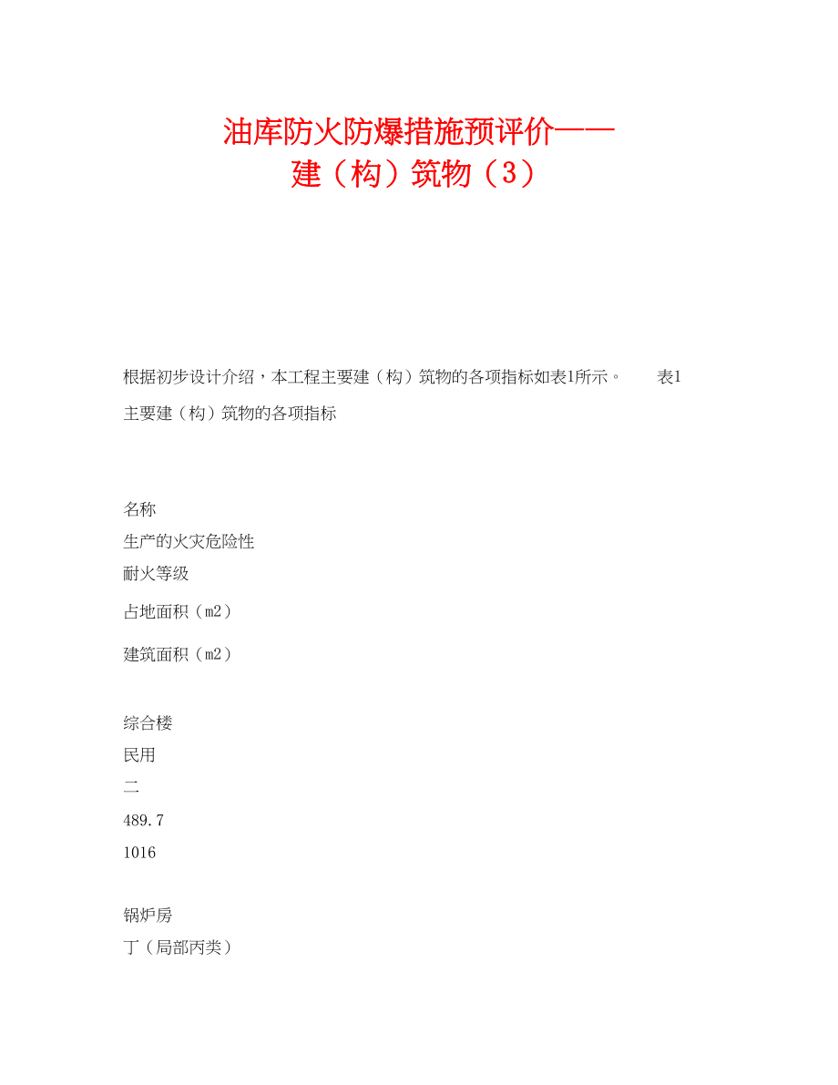 2023年《安全技术》之油库防火防爆措施预评价建构筑物3.docx_第1页