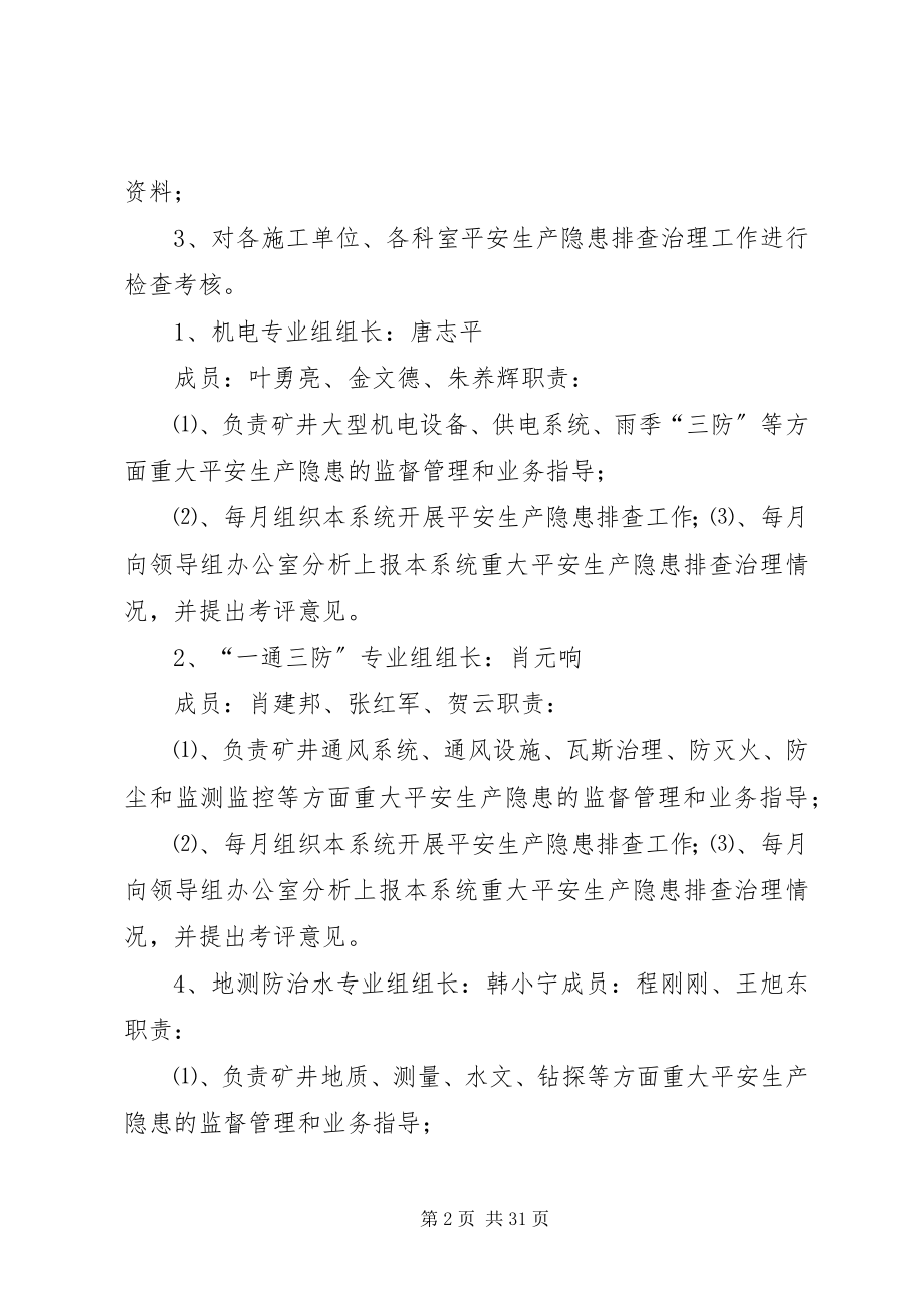 2023年煤矿建立安全生产隐患排查治理长效机制的实施办法.docx_第2页