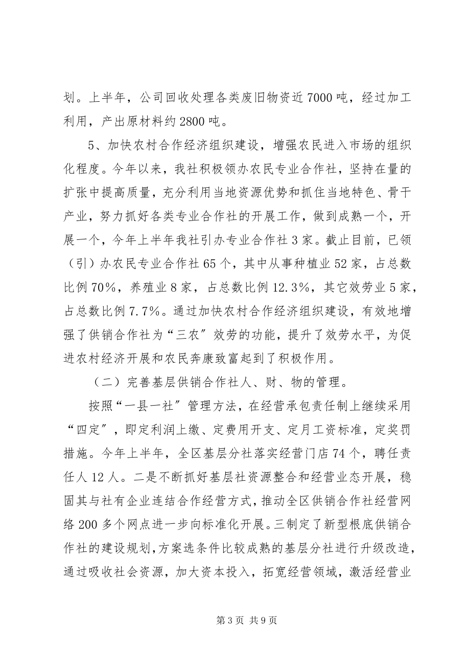 2023年供销社上半年工作总结及下半年工作计划.docx_第3页