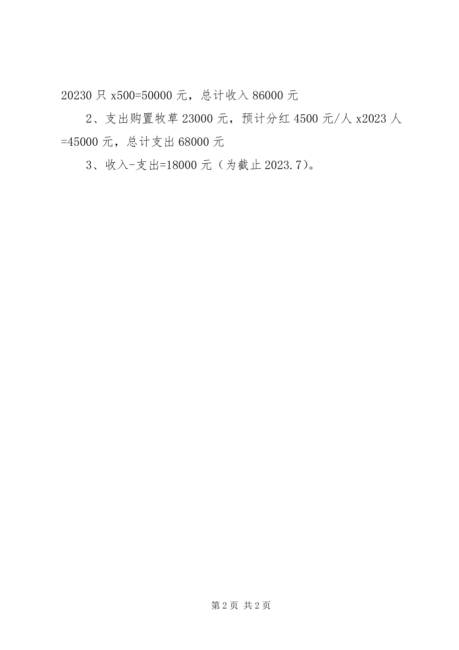 2023年养殖专业合作社帮扶计划.docx_第2页