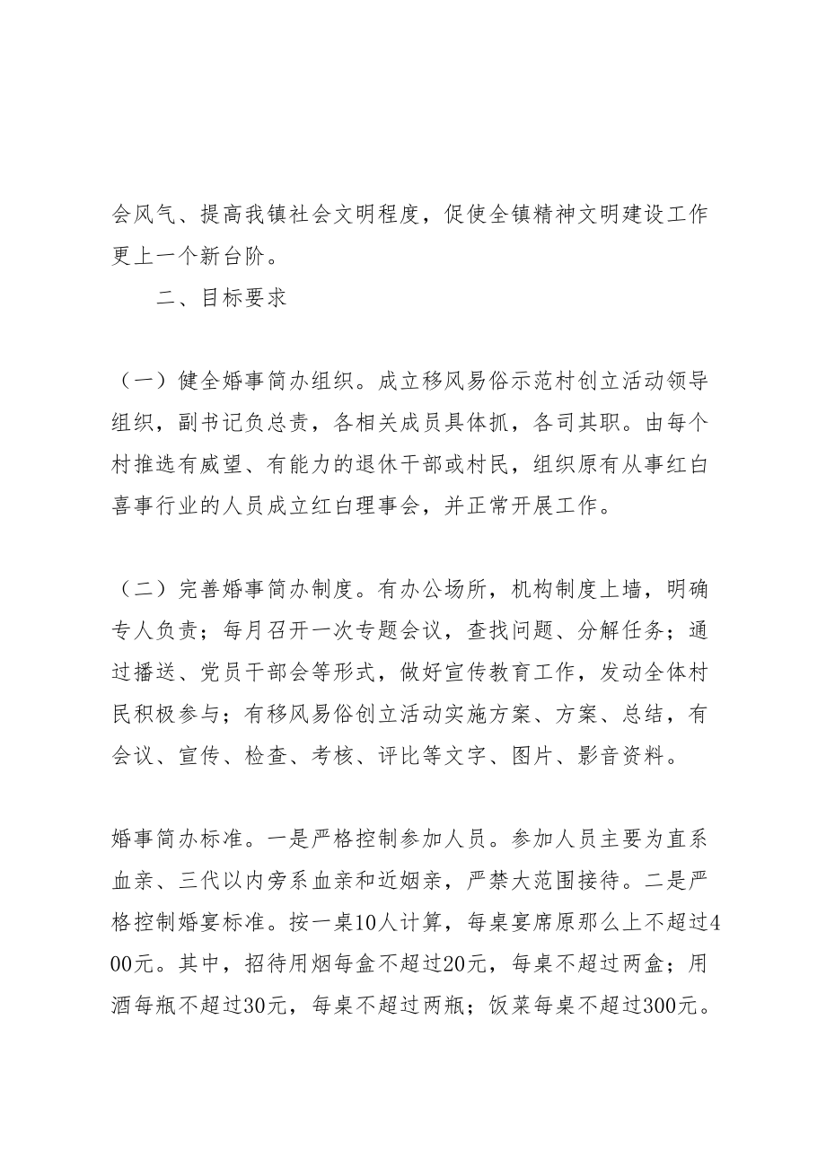 2023年关于移风易俗推进婚事简办工作的实施方案新编.doc_第2页