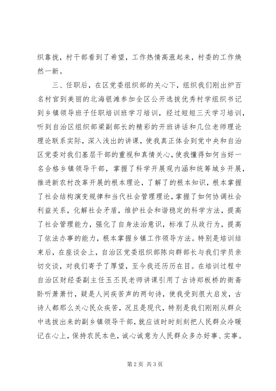 2023年副镇长公选和任职后心得体会.docx_第2页