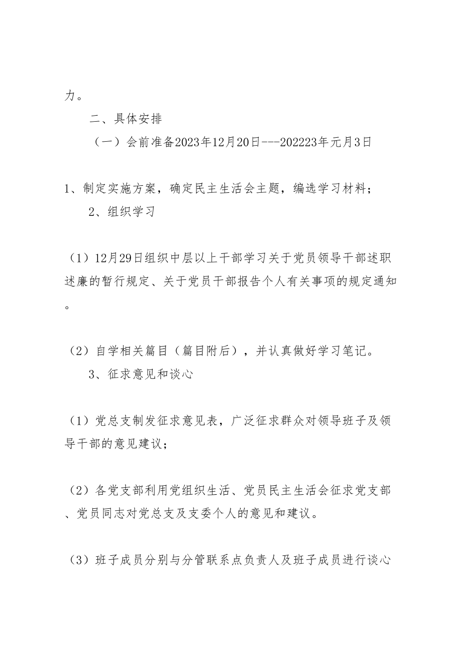 2023年党员干部民主生活会活动方案 .doc_第2页