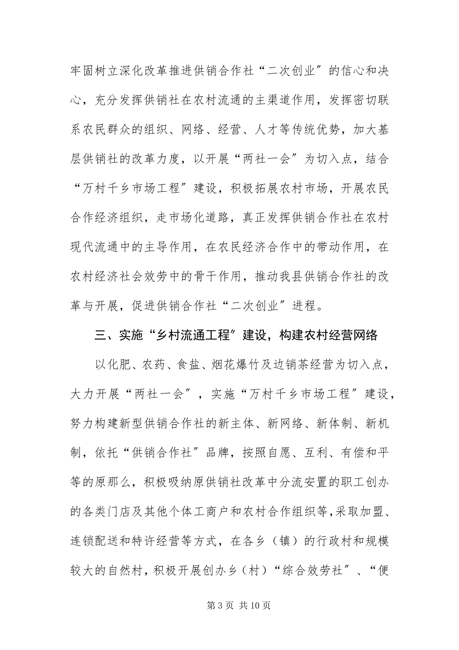 2023年主任在供销合作社会议的致辞.docx_第3页