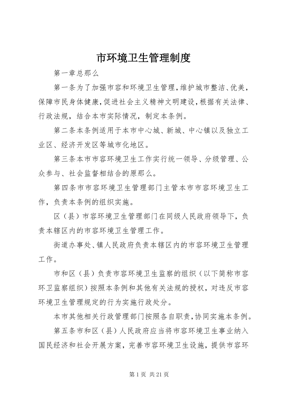 2023年市环境卫生管理制度.docx_第1页