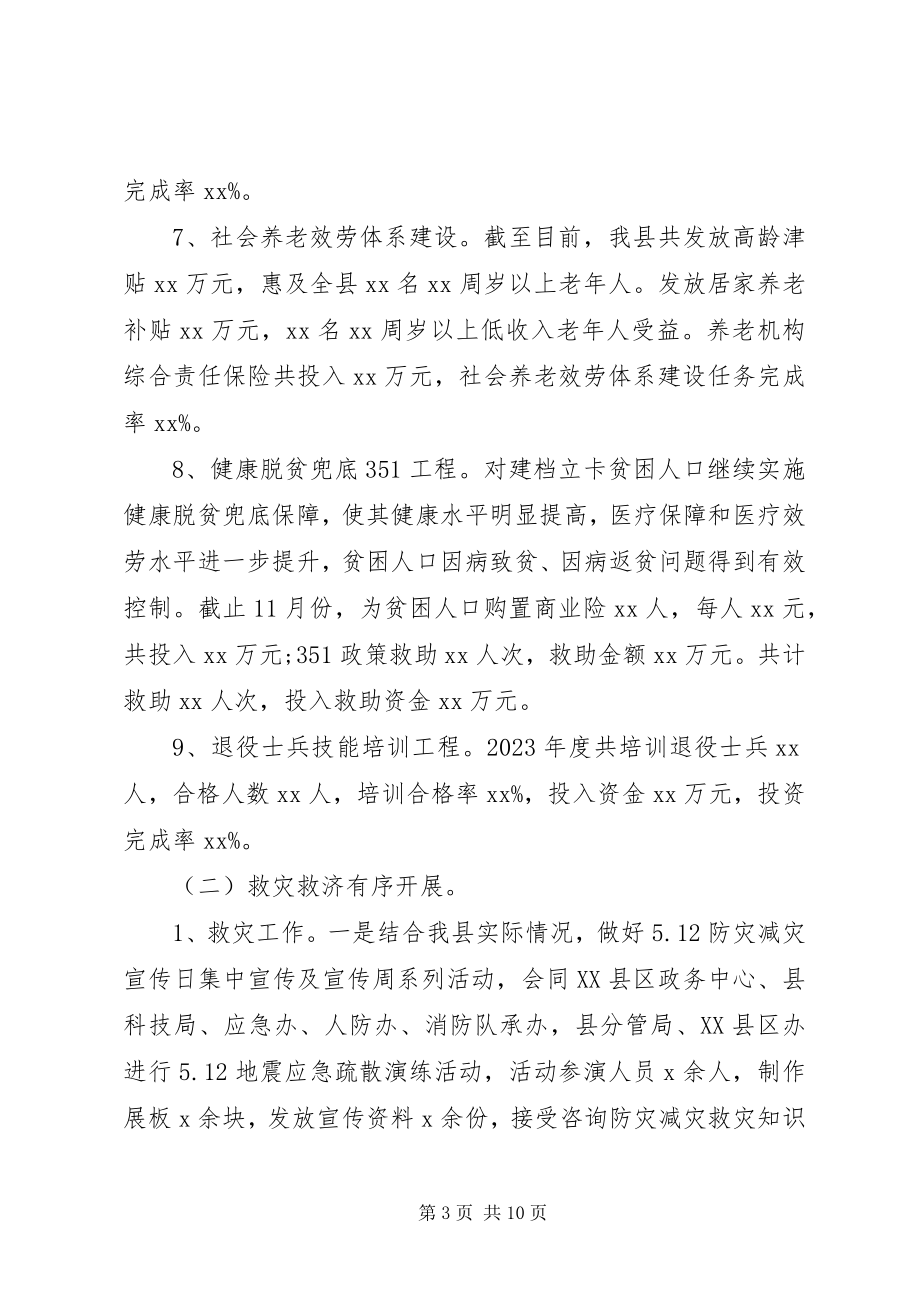 2023年县民政局度工作总结2.docx_第3页