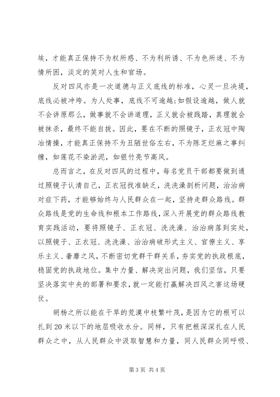 2023年学习反对四风心得体会.docx_第3页