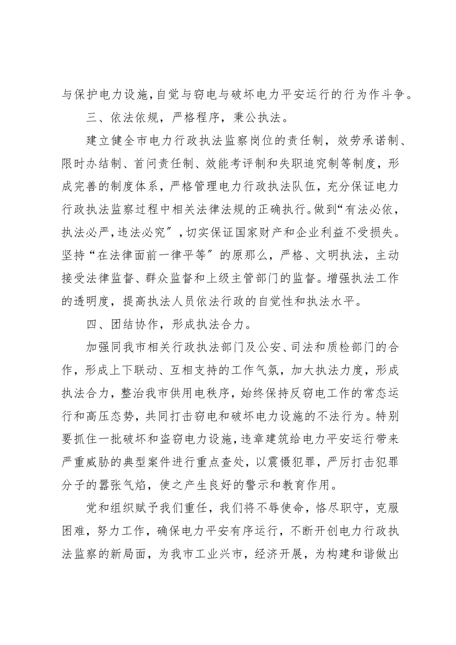 2023年电力行政执法监察的大队长就职表态讲话稿新编.docx_第2页