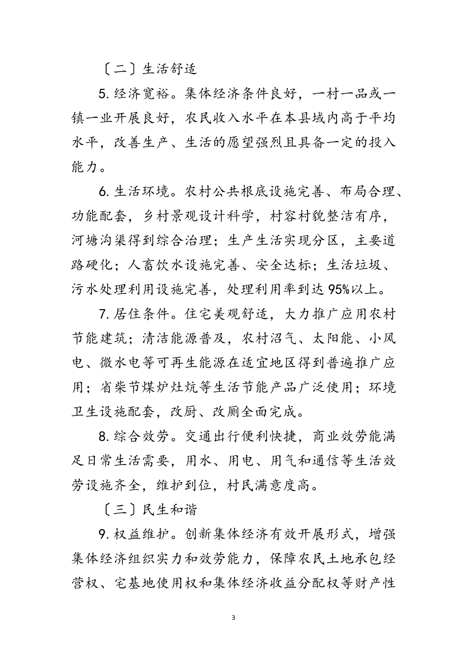 2023年关于美丽乡村创建实施意见范文.doc_第3页