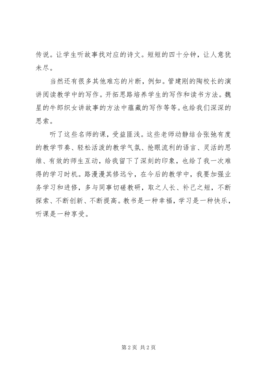 2023年现代与经典学习心得钟春萍五篇范例.docx_第2页