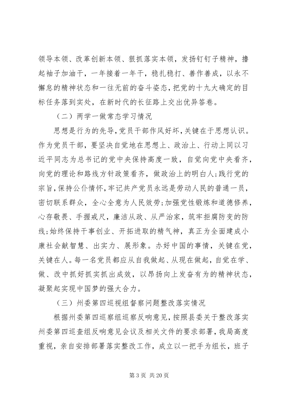 2023年民主生活会个人讲话稿两篇.docx_第3页