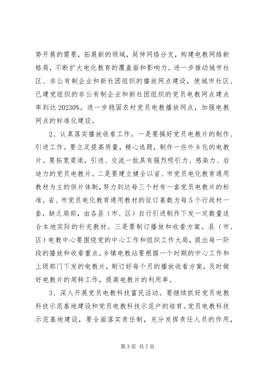 2023年在党员电教工作座谈会议讲话.docx_第3页