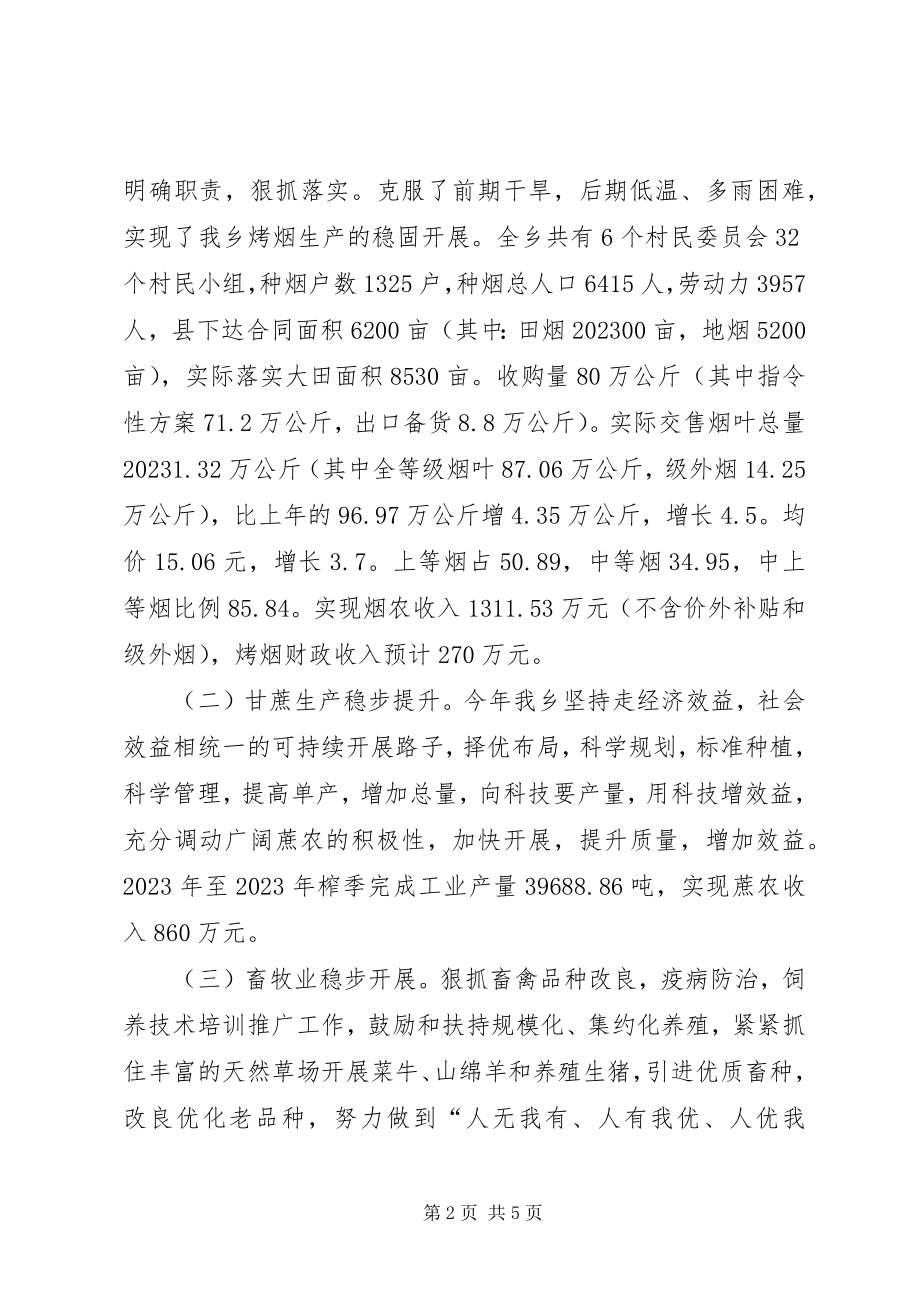 2023年乡镇工作总结和工作意见.docx_第2页