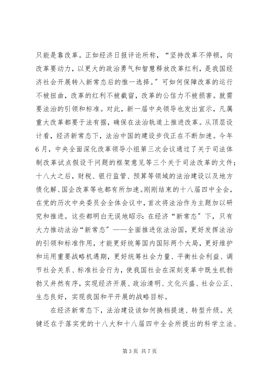 2023年法治新常态理论心得.docx_第3页