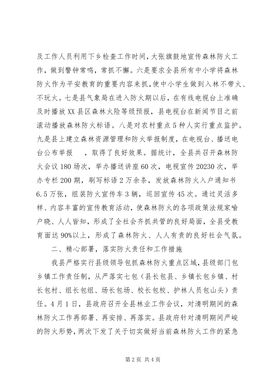 2023年森林防火年度工作总结.docx_第2页