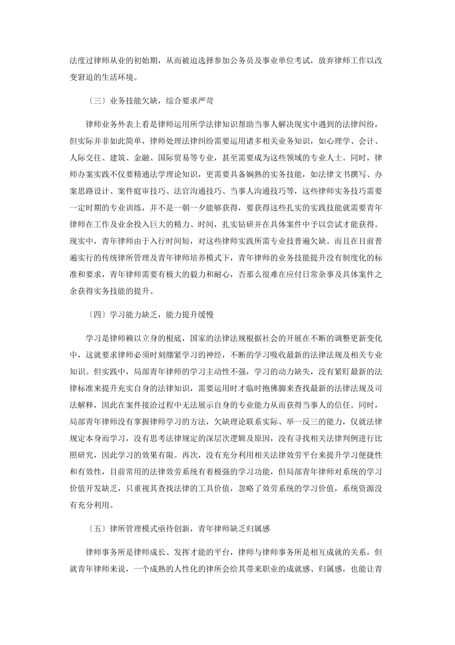 2023年青律师职业发展的思考.docx_第3页