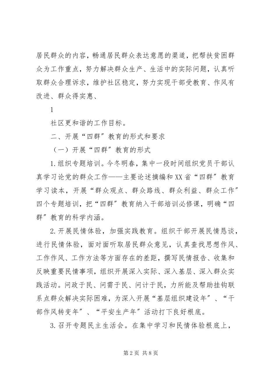 2023年四群教育的五个一活动方案.docx_第2页