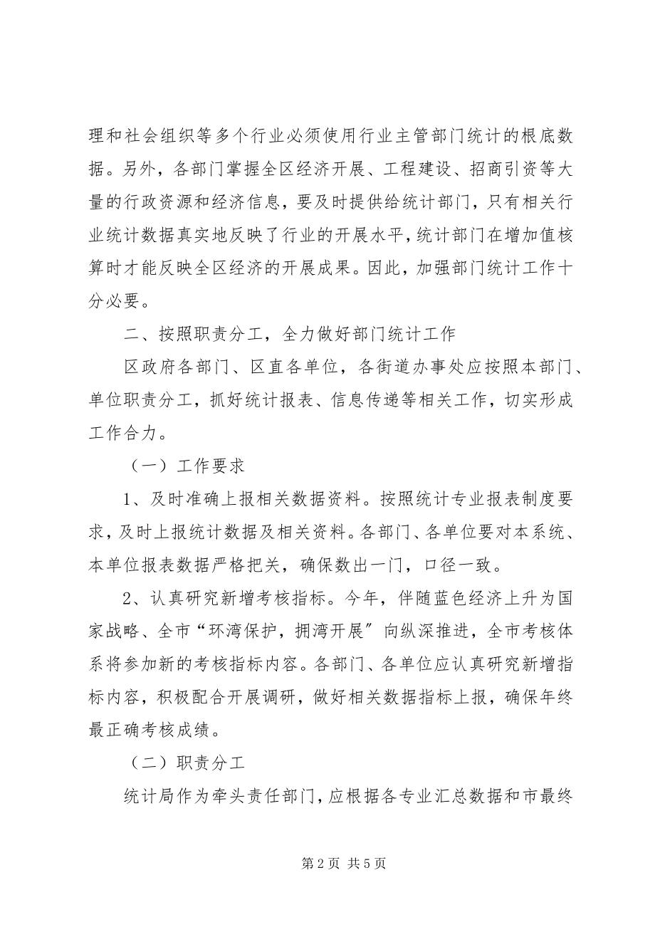 2023年区政办部门统计工作实施意见.docx_第2页