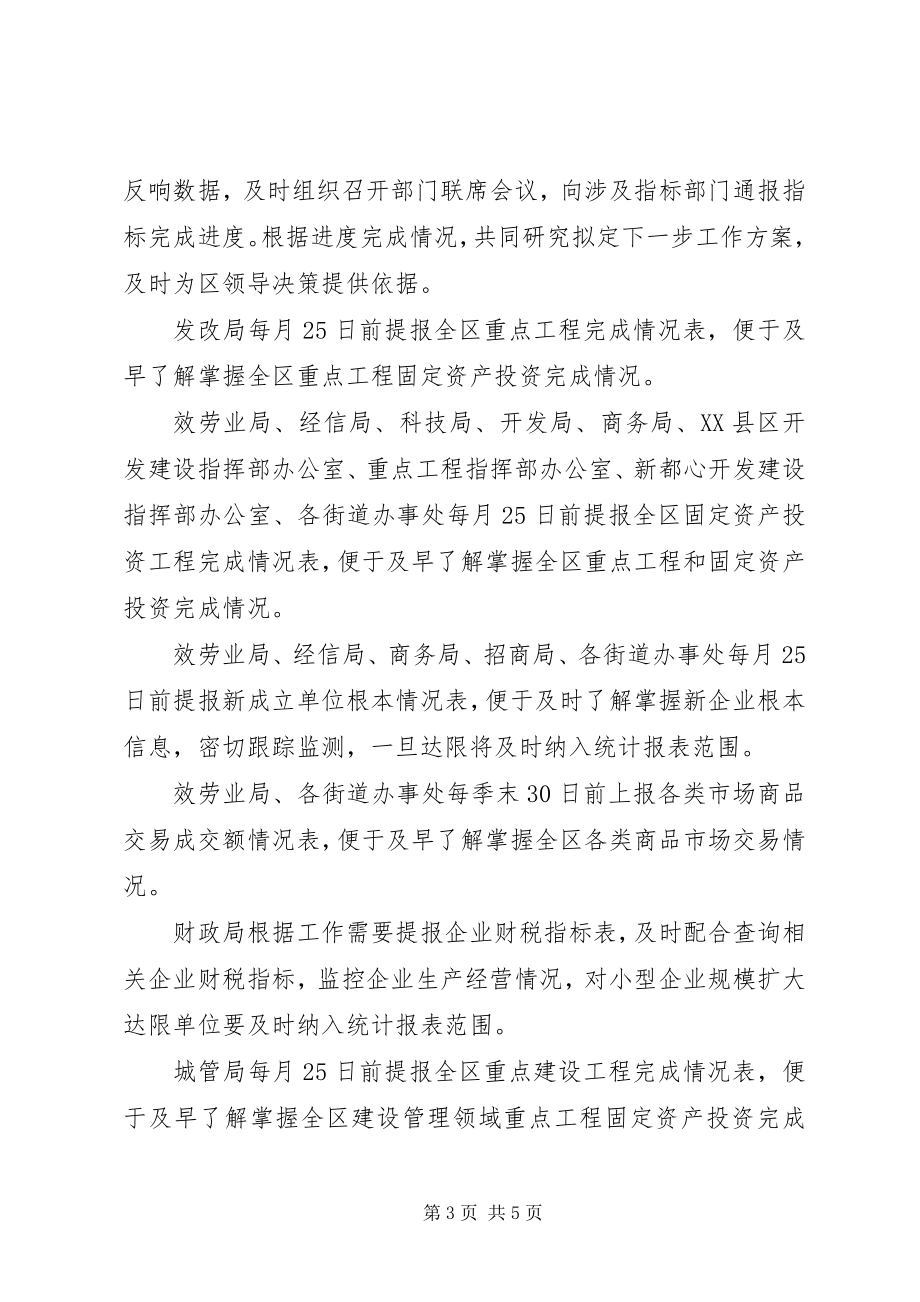 2023年区政办部门统计工作实施意见.docx_第3页